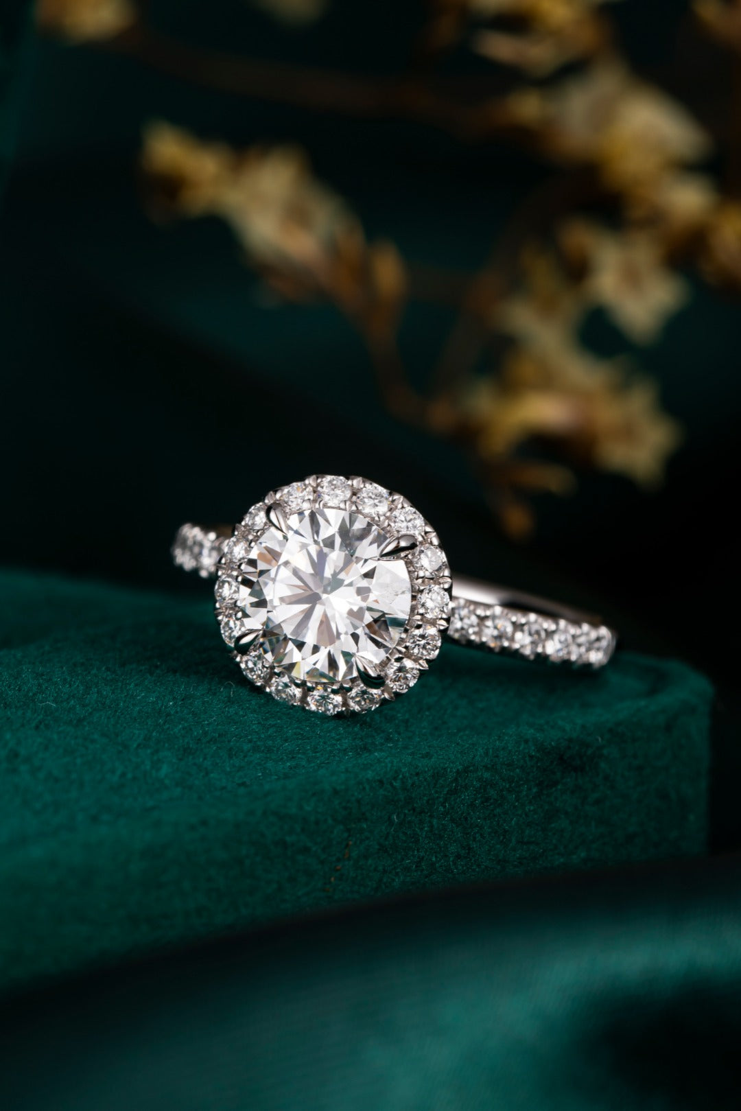 Lab Grown Diamond Ring-ZBR0198-2.00CT