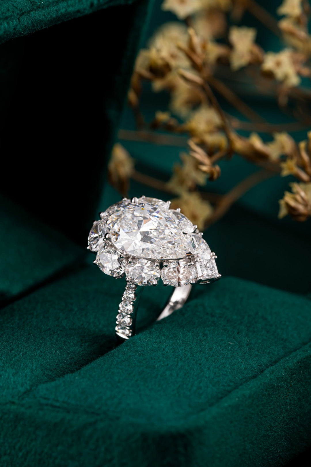 Lab Grown Diamond Ring-ZBR0199-3.00CT