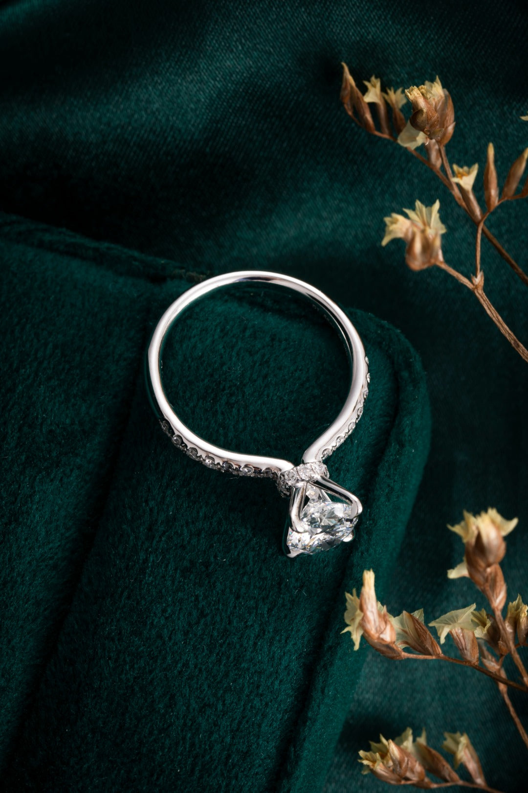 Lab Grown Diamond Ring-ZBR0195-2.00CT