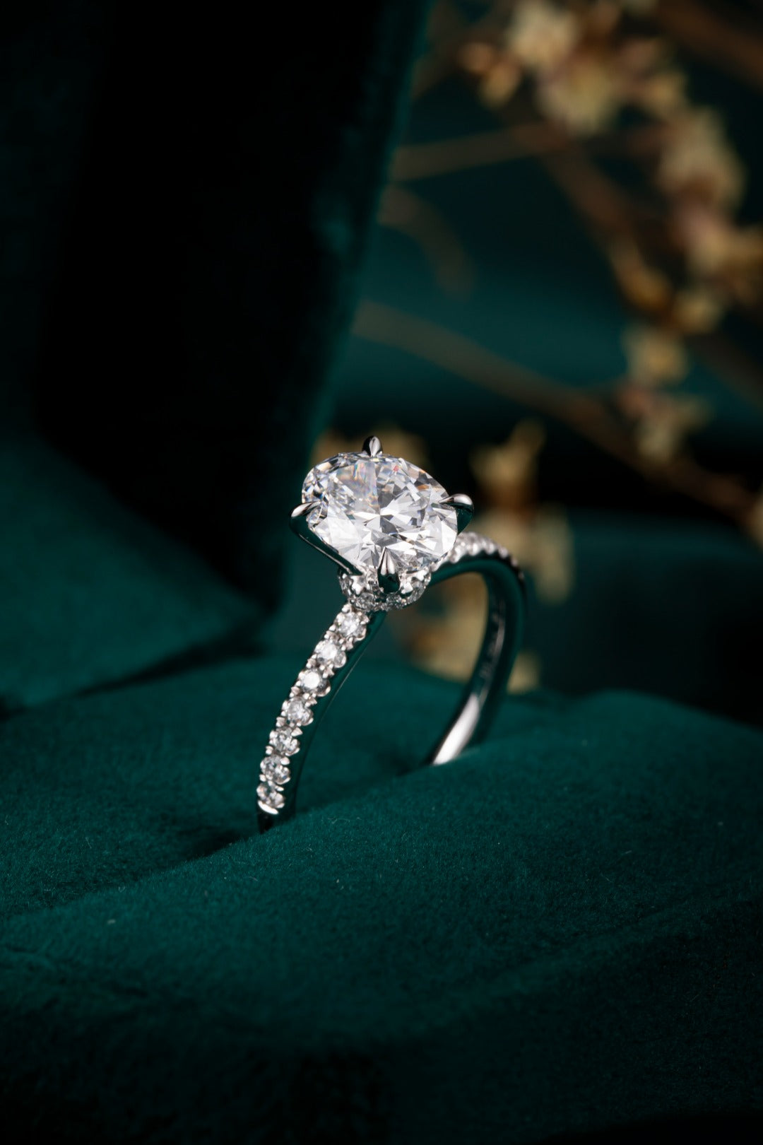 Lab Grown Diamond Ring-ZBR0195-2.00CT