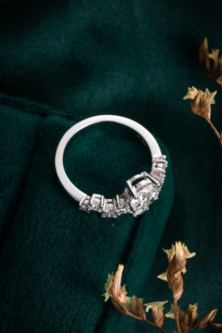 Lab Grown Diamond Ring-ZBR0238-1.00CT
