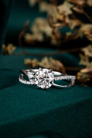 Lab Grown Diamond Ring-ZBR0253-1.00CT