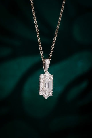Lab Grown Diamond Pendant-ZBP0027