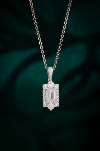 Lab Grown Diamond Pendant-ZBP0027
