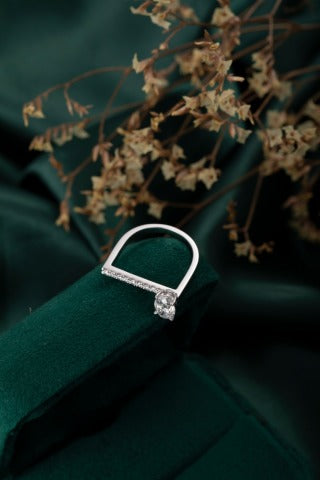 Lab Grown Diamond Ring-ZBR0250-3