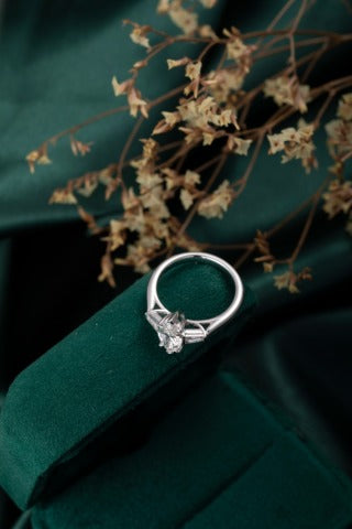 Lab Grown Diamond Ring-ZBR0186-1.00CT