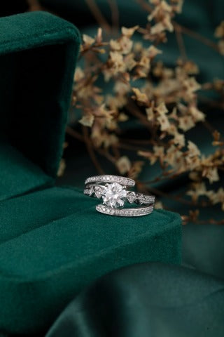 Lab Grown Diamond Ring-ZBR0254-1.00CT