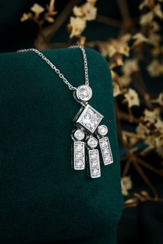 Lab Grown Diamond Necklace-ZBN0067