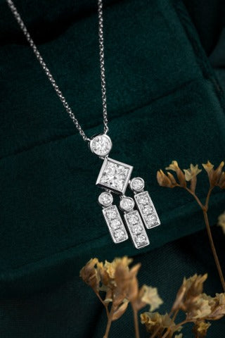 Lab Grown Diamond Necklace-ZBN0067