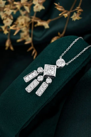 Lab Grown Diamond Necklace-ZBN0067