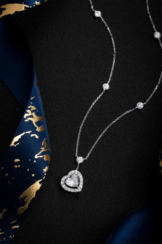 Lab Grown Diamond Necklace-ZBN0058