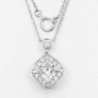 Lab Grown Diamond Necklace-ZBN0066