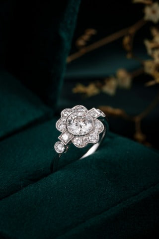 Lab Grown Diamond Ring-ZBR0218-0.80CT