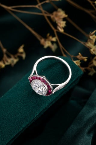 Lab Grown Diamond Ring-ZBR0224-2.81CT