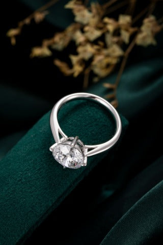 Lab Grown Diamond Ring-ZBR0228-3.00CT