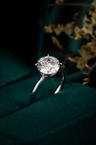 Lab Grown Diamond Ring-ZBR0229-2.86CT