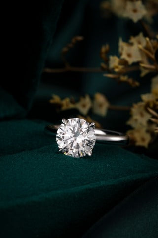 Lab Grown Diamond Ring-ZBR0229-2.86CT