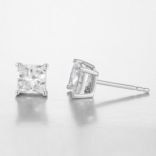 Lab Grown Diamond Earring-ZBE0108-1.00CT