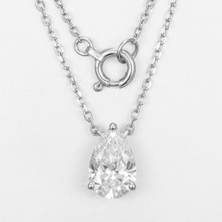 Lab Grown Diamond Necklace-ZBN0062-1.00CT