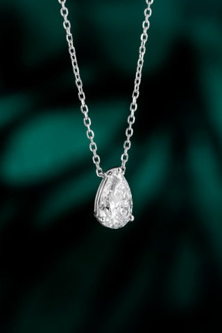 Lab Grown Diamond Necklace-ZBN0062-1.00CT