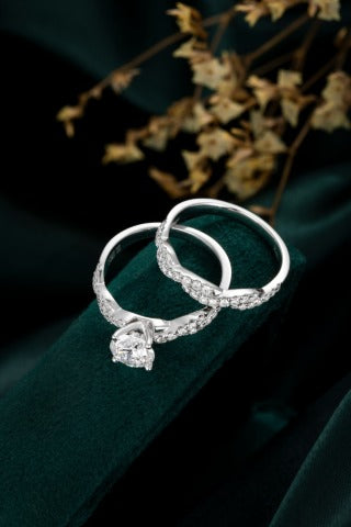 Lab Grown Diamond Ring-ZBR0220-1.00CT