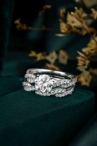 Lab Grown Diamond Ring-ZBR0220-1.00CT