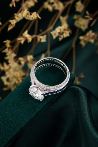 Lab Grown Diamond Ring-ZBR0212-2.7CT