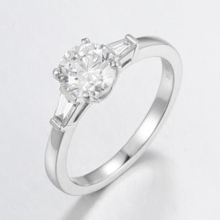 Lab Grown Diamond Ring-ZBR0155-1.00CT