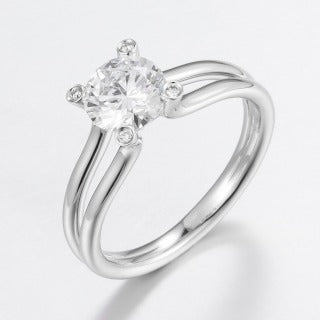 Lab Grown Diamond Ring-ZBR0158-1.00CT