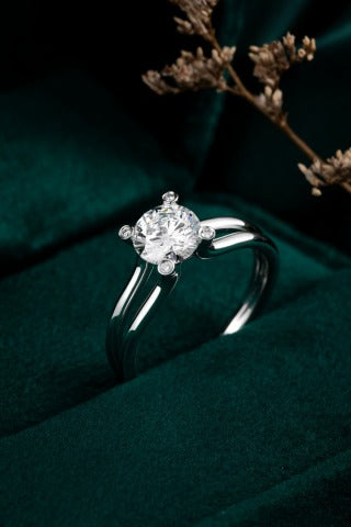 Lab Grown Diamond Ring-ZBR0158-1.00CT