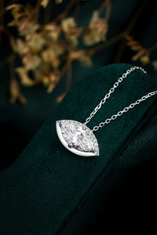 Lab Grown Diamond Necklace-ZBN0068-2