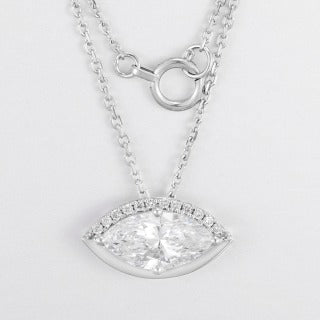 Lab Grown Diamond Necklace-ZBN0068-2
