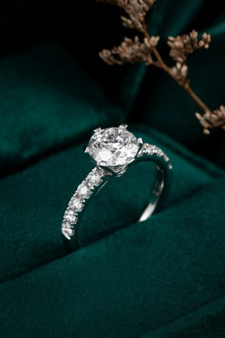Lab Grown Diamond Ring-ZBR0156-1.50CT