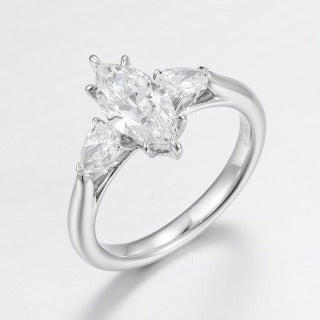 Lab Grown Diamond Ring-ZBR0187-1.00CT