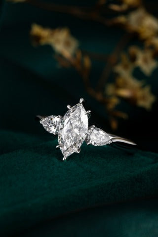 Lab Grown Diamond Ring-ZBR0187-1.00CT