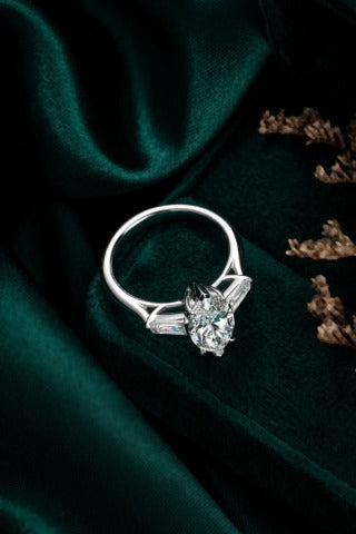 Lab Grown Diamond Ring-ZBR0186-2.00CT