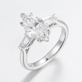 Lab Grown Diamond Ring-ZBR0186-2.00CT