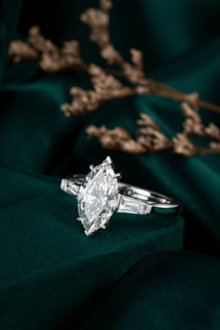 Lab Grown Diamond Ring-ZBR0186-2.00CT