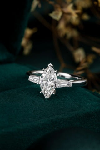 Lab Grown Diamond Ring-ZBR0186-1.00CT