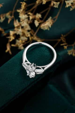 Lab Grown Diamond Ring-ZBR0186-1.00CT