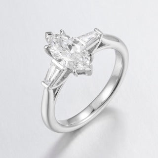 Lab Grown Diamond Ring-ZBR0186-1.00CT