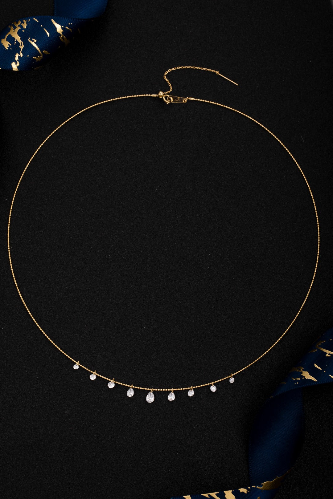 Lab Grown Diamond Necklace-ZBN0094