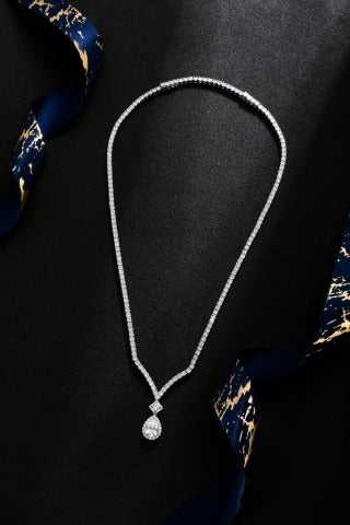 Lab Grown Diamond Necklace-ZBN0056