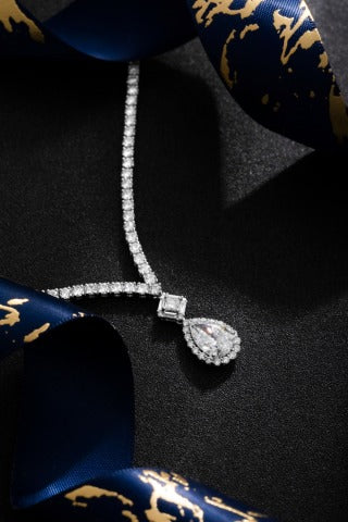 Lab Grown Diamond Necklace-ZBN0056
