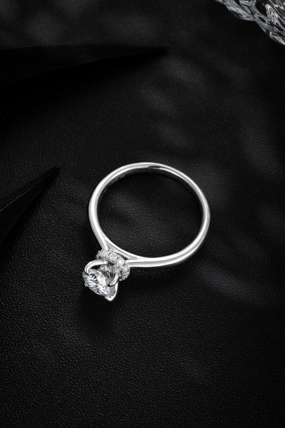 Lab Grown Diamond Ring-ZBR0196-1.00CT