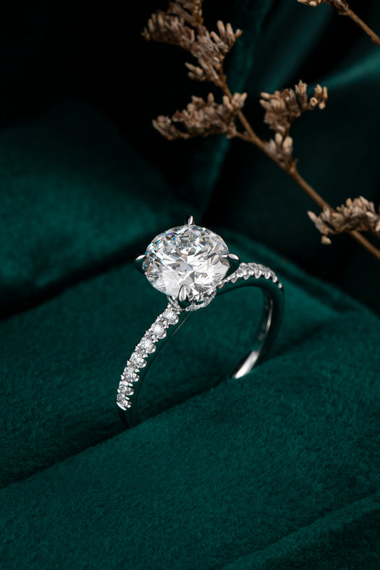 Lab Grown Diamond Ring-ZBR0194-2.00CT