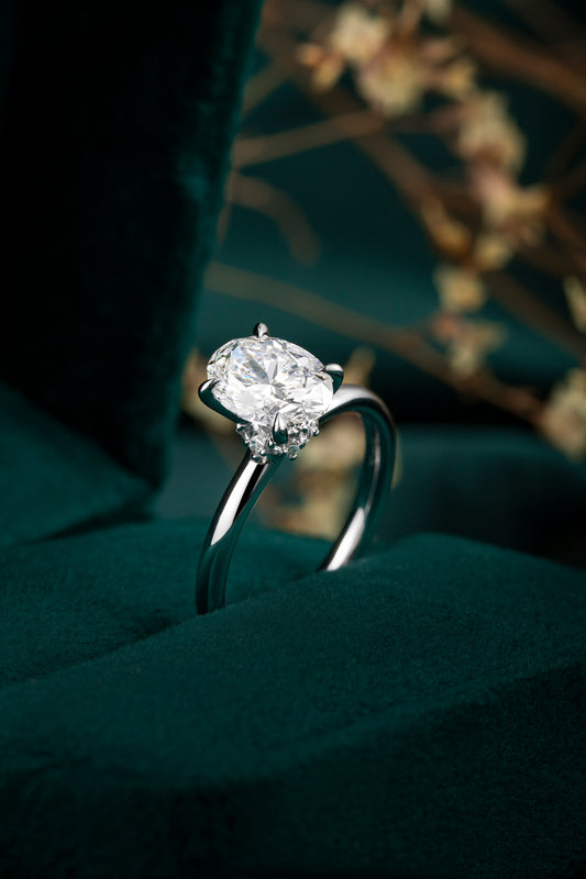 Lab Grown Diamond Ring-ZBR0193-2.00CT