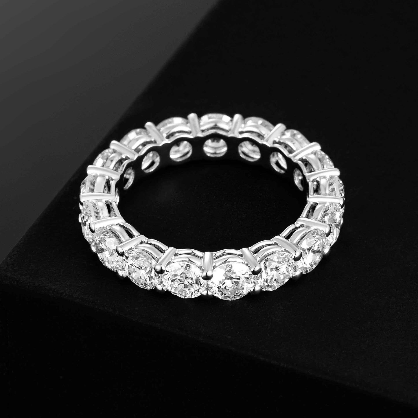 Lab Grown Diamond Ring-ZBR0015-3.8MM