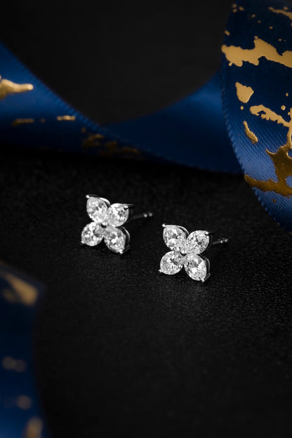 Lab Grown Diamond Earring-ZBE0186-W