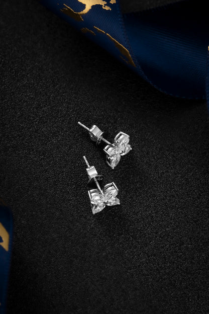 Lab Grown Diamond Earring-ZBE0186-W